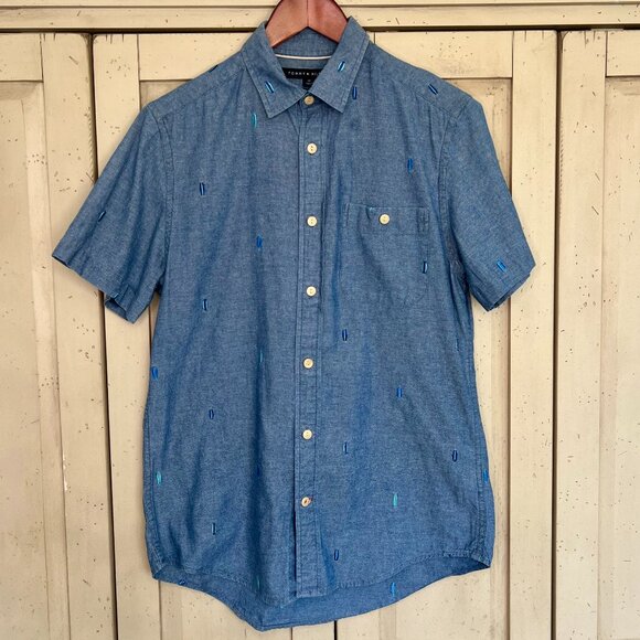 Tommy Hilfiger Chambray Surfboard Shirt Size S - Picture 4 of 13